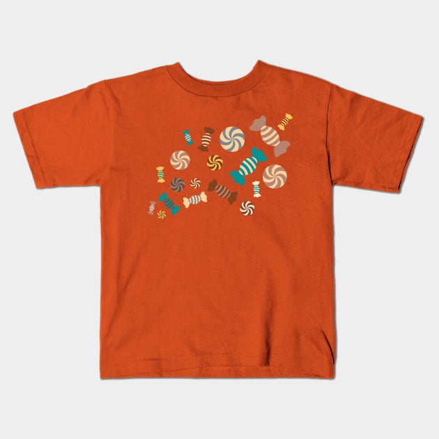 Chocolate Sugar Crush Kids T-Shirt by XOOXOO